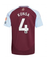 Aston Villa Ezri Konsa #4 Domácí Dres 2024-25 Krátký Rukáv